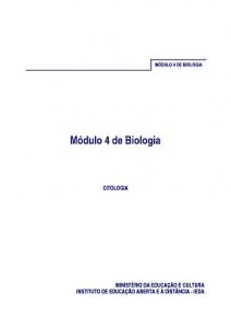 Capa do Módulo 4 de Biologia PESD2