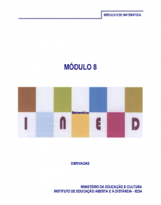 Capa do Módulo 8 de Matemática PESD2