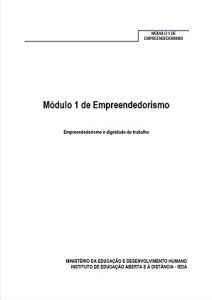 Capa do Módulo 1 de Empreendedorismo PESD2