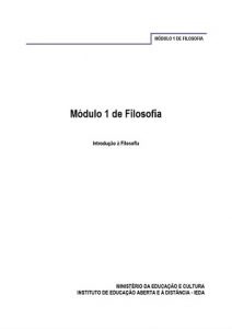 Capa do Módulo 1 de Filosofia PESD2