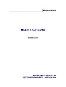 Capa do Módulo 8 de Filosofia PESD2
