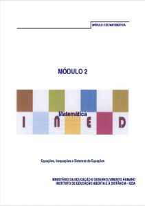 Capa do Módulo 2 de Matemática PESD2