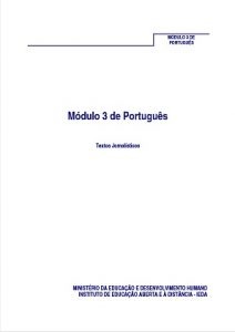 Capa do Módulo 3 de Português PESD2