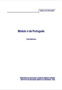 Capa do Módulo 4 de Português PESD2