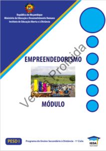 Capa do Módulo de Empreendedorismo PESD1