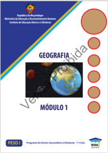 Capa do Módulo 1 de Geografia PESD1