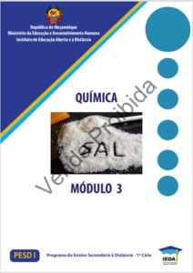 Capa do Módulo 3 de Química PESD1