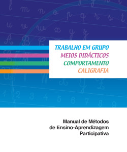Manual de Métodos
de Ensino-Aprendizagem
Participativa (UNICEF) Manual de Métodos de Ensino-Aprendizagem Participativa